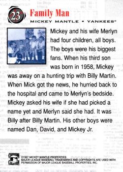 1997 Scoreboard Mickey Mantle #23 Mickey Mantle Back