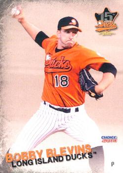 2014 Choice Long Island Ducks #05 Bobby Blevins Front