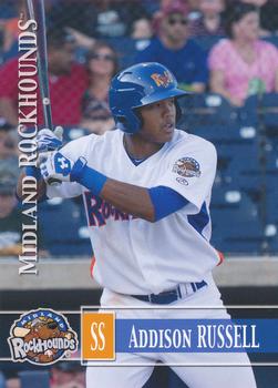 2014 Grandstand Midland RockHounds #NNO Addison Russell Front