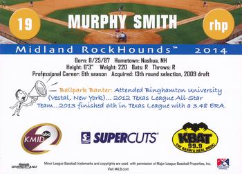 2014 Grandstand Midland RockHounds #NNO Murphy Smith Back