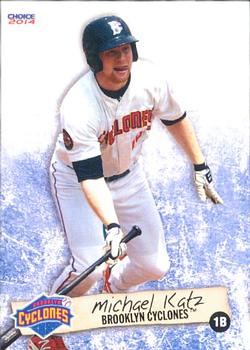 2014 Choice Brooklyn Cyclones #13 Michael Katz Front