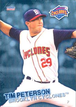 2013 Choice Brooklyn Cyclones #24 Tim Peterson Front