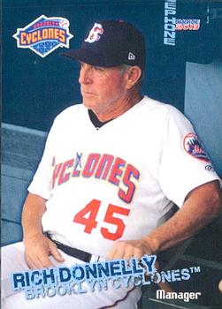 2013 Choice Brooklyn Cyclones #33 Rich Donnelly Front