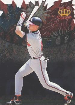 1997 Pacific Crown Collection - Fireworks Die Cuts #FW-15 Chipper Jones Front