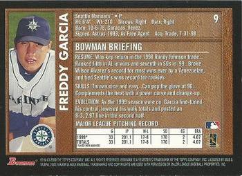 2000 Bowman - Retro/Future #9 Freddy Garcia Back