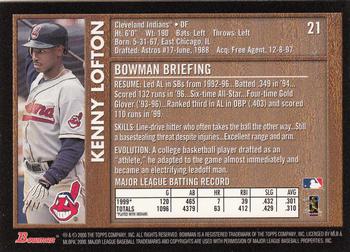 2000 Bowman - Retro/Future #21 Kenny Lofton Back