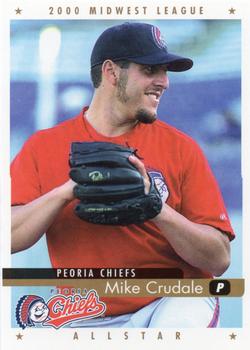 2000 Active Graphics Midwest League All-Stars #NNO Mike Crudale Front
