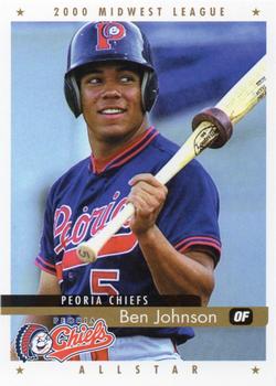 2000 Active Graphics Midwest League All-Stars #NNO Ben Johnson Front