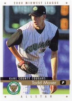 2000 Active Graphics Midwest League All-Stars #NNO Todd Moser Front