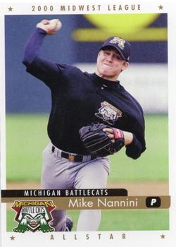 2000 Active Graphics Midwest League All-Stars #NNO Mike Nannini Front