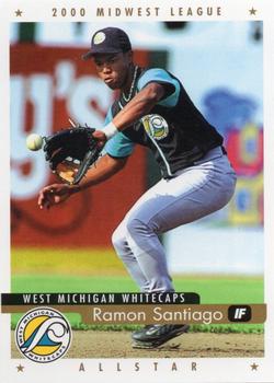 2000 Active Graphics Midwest League All-Stars #NNO Ramon Santiago Front