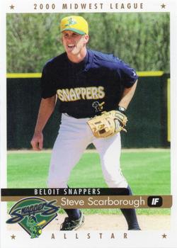 2000 Active Graphics Midwest League All-Stars #NNO Steve Scarborough Front