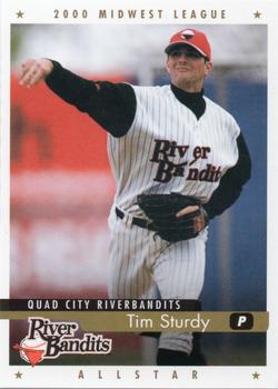 2000 Active Graphics Midwest League All-Stars #NNO Tim Sturdy Front