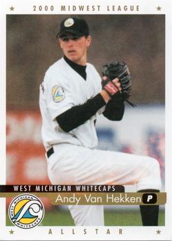 2000 Active Graphics Midwest League All-Stars #NNO Andy Van Hekken Front