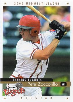 2000 Active Graphics Midwest League All-Stars #NNO Pete Zoccolillo Front