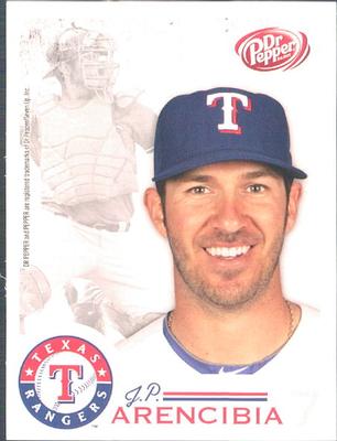 2014 Dr. Pepper Texas Rangers #3 J.P. Arencibia Front