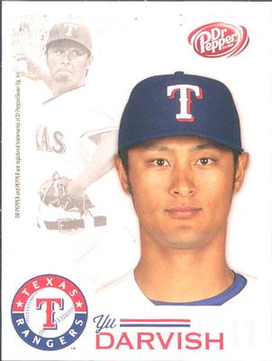 2014 Dr. Pepper Texas Rangers #11 Yu Darvish Front