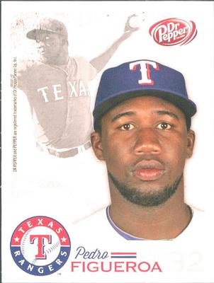 2014 Dr. Pepper Texas Rangers #14 Pedro Figueroa Front