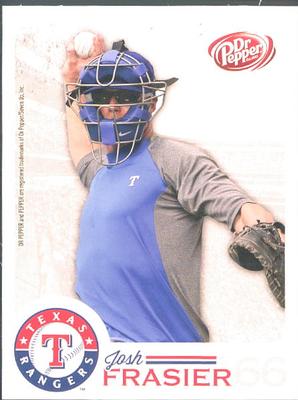 2014 Dr. Pepper Texas Rangers #15 Josh Frasier Front