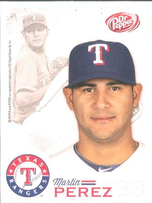 2014 Dr. Pepper Texas Rangers #32 Martin Perez Front