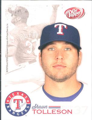 2014 Dr. Pepper Texas Rangers #41 Shawn Tolleson Front