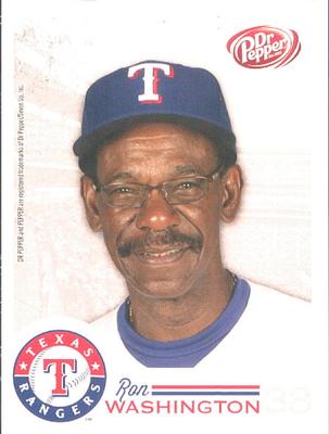 2014 Dr. Pepper Texas Rangers #42 Ron Washington Front