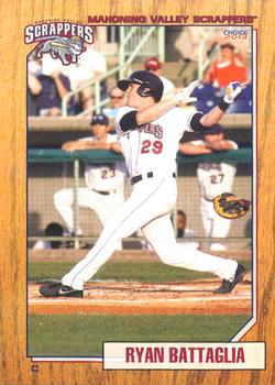 2013 Choice Mahoning Valley Scrappers #02 Ryan Battaglia Front