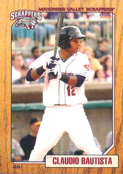 2013 Choice Mahoning Valley Scrappers #03 Claudio Bautista Front