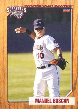 2013 Choice Mahoning Valley Scrappers #04 Manuel Boscan Front