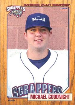 2013 Choice Mahoning Valley Scrappers #11 Michael Goodnight Front