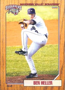 2013 Choice Mahoning Valley Scrappers #14 Ben Heller Front