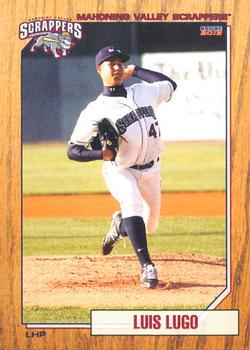 2013 Choice Mahoning Valley Scrappers #19 Luis Lugo Front