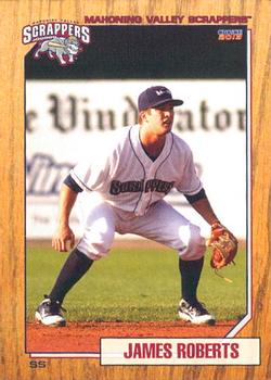2013 Choice Mahoning Valley Scrappers #24 James Roberts Front