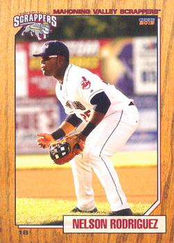 2013 Choice Mahoning Valley Scrappers #25 Nelson Rodriguez Front