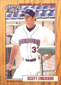 2013 Choice Mahoning Valley Scrappers #31 Scott Erickson Front
