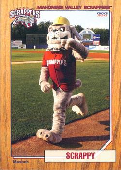 2013 Choice Mahoning Valley Scrappers #34 Scrappy Front