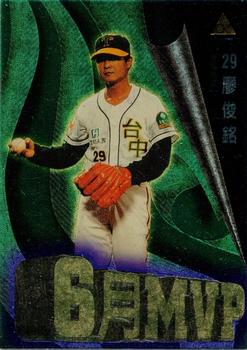 1995 CPBL A-Plus Series - MVP of the Month #4 Jun-Ming Liao Front