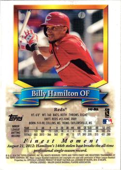 2014 Finest - 94 Finest #94F-BHA Billy Hamilton Back