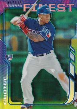 2014 Finest - Green Refractor #6 Michael Choice Front