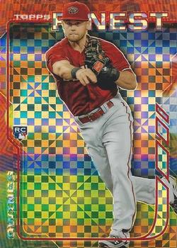 2014 Finest - X-Fractor #28 Chris Owings Front