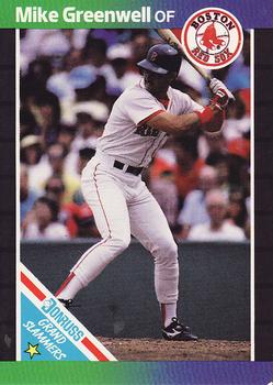 1989 Donruss - Grand Slammers #5 Mike Greenwell Front
