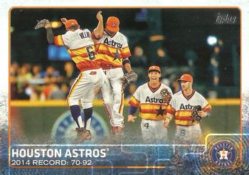 2015 Topps #496 Houston Astros Front