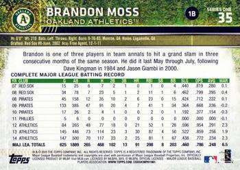 2015 Topps #35 Brandon Moss Back