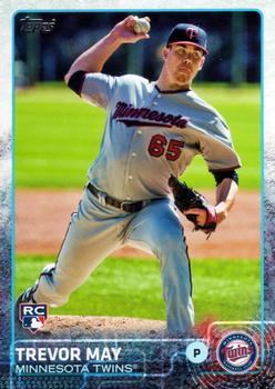 2015 Topps #55 Trevor May Front