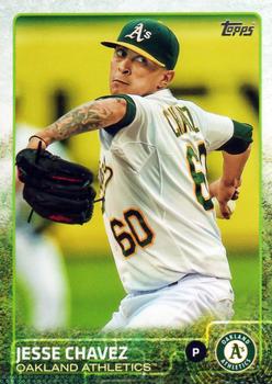 2015 Topps #155 Jesse Chavez Front