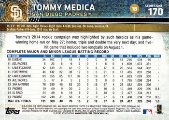 2015 Topps #170 Tommy Medica Back