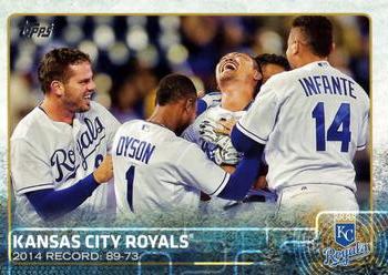 2015 Topps #258 Kansas City Royals Front