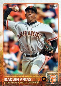 2015 Topps #299 Joaquin Arias Front