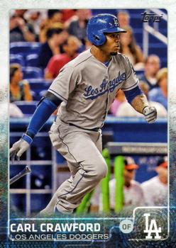 2015 Topps #308 Carl Crawford Front