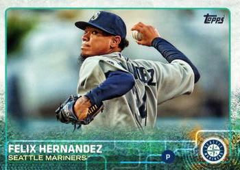 2015 Topps #325 Felix Hernandez Front